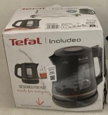 Tefal KI533840 Includeo Kettle 1L 2.4kw Black EURO Plug & Adaptor if required