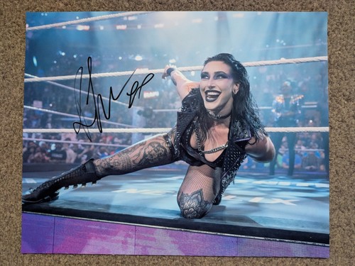 Wwe rhea ripley signed 10x8 - wwe,