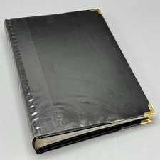 Vintage Photo Album Slip In Sleeves 6 X 4 Inch Holds 140 Black Negative Pocket