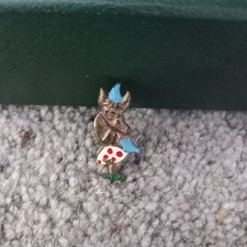 Vintage Cornish Pixie Pin Badge Made In England