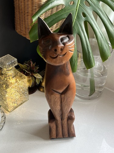 Large vintage hand carved - hand,