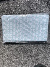 Cotton Fabric Official Disney Mickey Mouse Head Ears 1m X 1.2m Material Blue