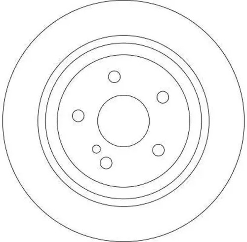 Brake disc vented df4437 - brake,
