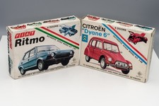 2 x Vintage CGGC 1:48 Scale Model Kits - Citroen Dyane 6 + Fiat Ritmo