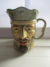 KINGSTON POTTERY. CHARACTER TOBY JUG. WILLIAM 1. HEIGHT  17 cms.