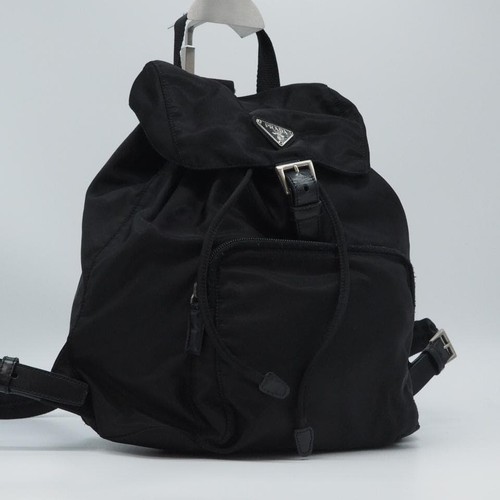 Prada nylon backpack black - prada,