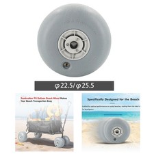 Balloon tires, inflatable