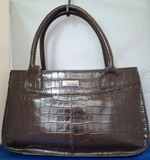 Osprey brown mock croc leather
