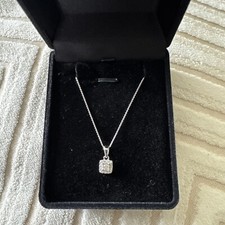 9ct White Gold Real Diamond