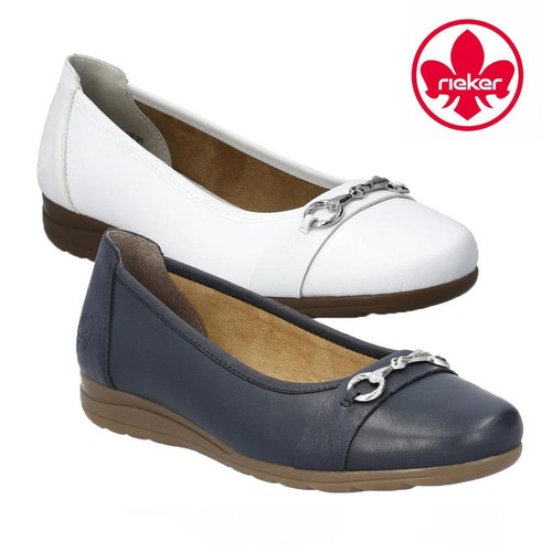 Rieker womens pumps - rieker, white