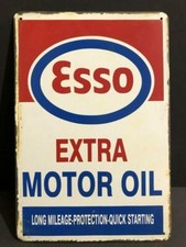 ESSO EXTRA MOTOR OIL PLAQUE