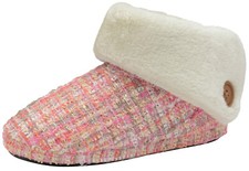 Ladies Boot Slippers Ankle
