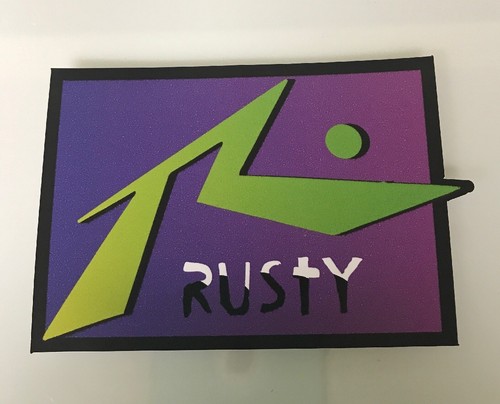 Rusty surf sticker - surf,