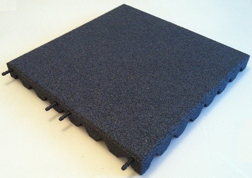 Grey rubber playground - playground, tiles