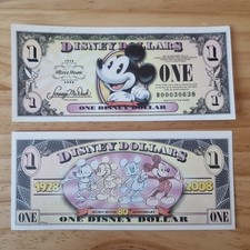 2008 $1 Disney Dollar Mickey