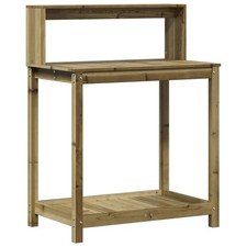 Potting Table with Shelves