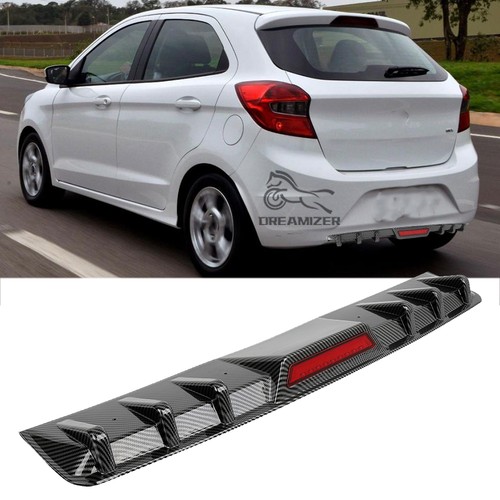 Carbon rear bumper diffuser - rear,
