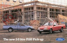 Picture Postcard- FORD MOTORS, THE NEW 2.0 LITRE P100 PICK-UP