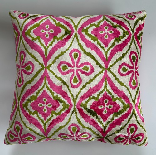 Silk velvet cushion cover - cushion,