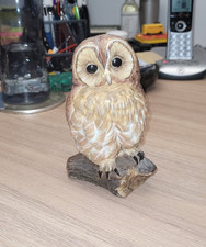 Wedgewood fine Porcelain Tawny Owl sculpture as seen no longer made