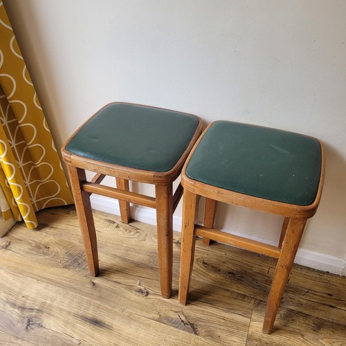 Pair 1960s wooden - of,