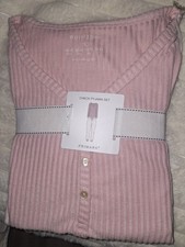 Pink flannel striped bottom
