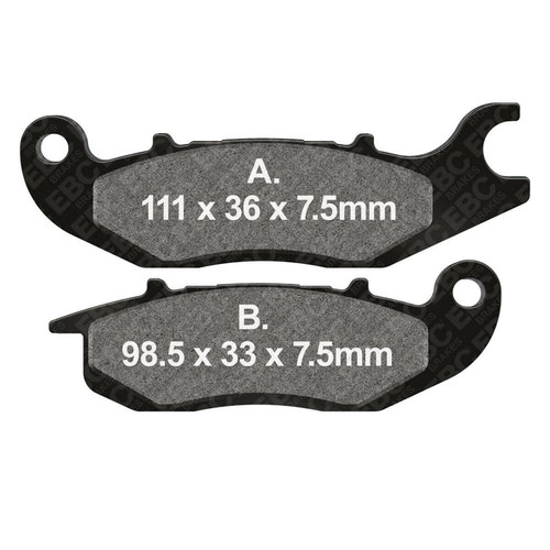 Pair pads ebc - pads, hh