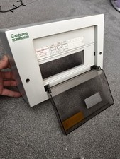 Rare Crabtree Starbreaker 8-Way Fuseboard Consumer Unit Front Cover Replacement