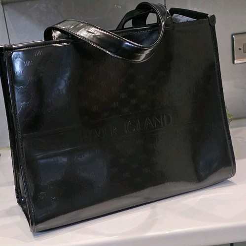 River island shiny large tote - island,