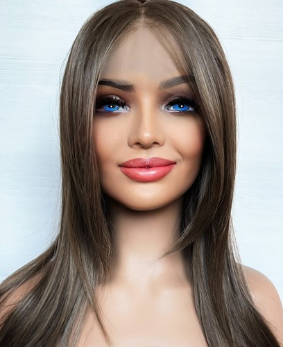 Light ash brown lace front - light,