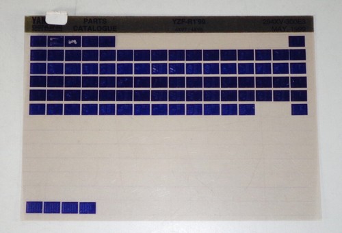 Microfich parts catalogue - parts, /
