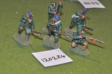 54mm 7YW / french indian war - 5 figures plastic - (120224)