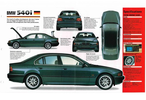 1997 1998 bmw 540i - bmw, 540