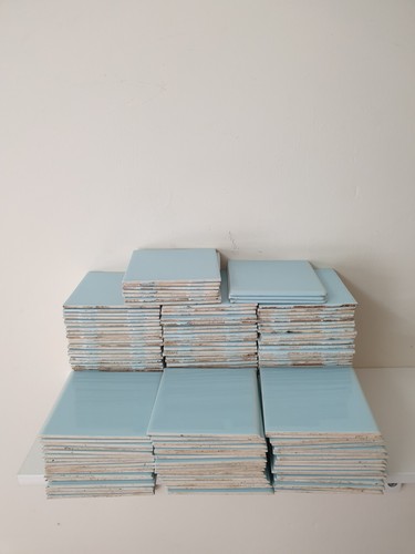 Vintage ceramic pale blue - ceramic,