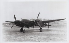 Lockheed P-38J-10-LO Lightning Twin Engine Fighter Aircraft Plane Photograph