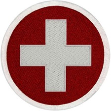 Switzerland Flag Patch Round