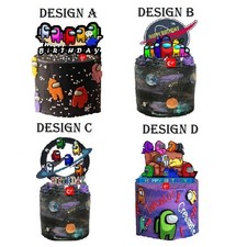 Among Us Acrylic Cake Topper Pick Kids Birthday Party Decoration Supplies