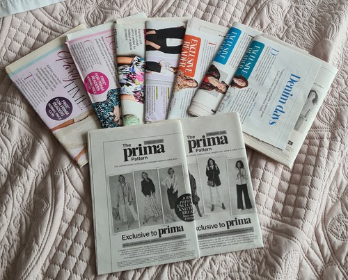Prima uncut sewing patterns - uncut,