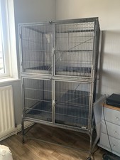 Large cage for rodents/small animals W96xD63xH159cm ( 122.8cm Without Stand)