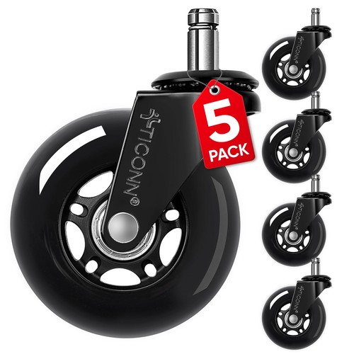 Office chair caster wheels set - office,