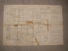 Veron Kit Plans of Snipe a vintage cabin duration model of 20" span
