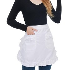 Women Waist Apron with Ruffled