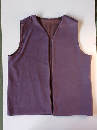 Ladies reversible waistcoat - reversible,