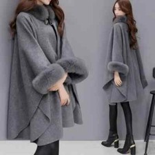 Elegant Women Cape Coat