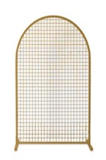 Gold metal wedding arch - arch, frame