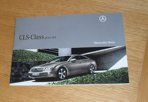 Mercedes cls class - cls, list