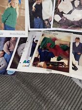 Bundle Of 9  Knitting Patterns Aran Designs For All The Family