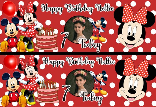 Personalised mickey minnie - personalised,