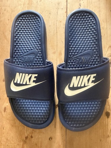 Nike unisex blue sliders - unisex,
