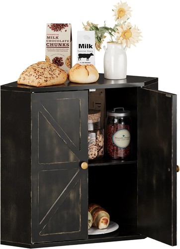 Corner bamboo bread box - bread,